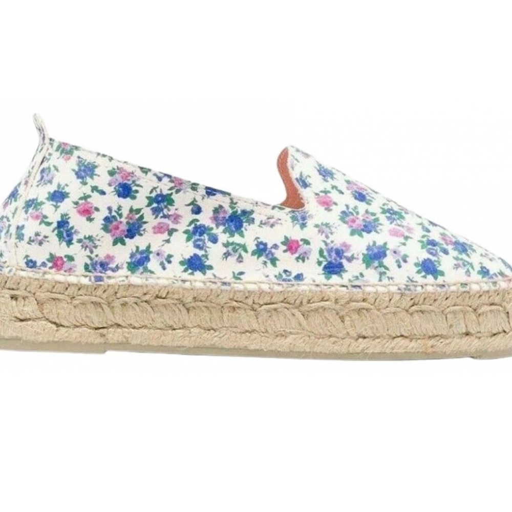 LoveShackFancy Blue Loves Manebi Jay Song Manebi Nordic Espadrilles Size 35 New